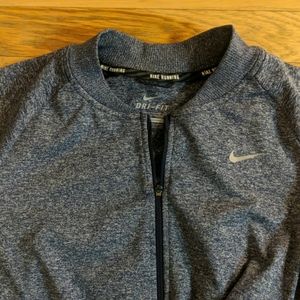Nike Dri fit crop zip up jacket